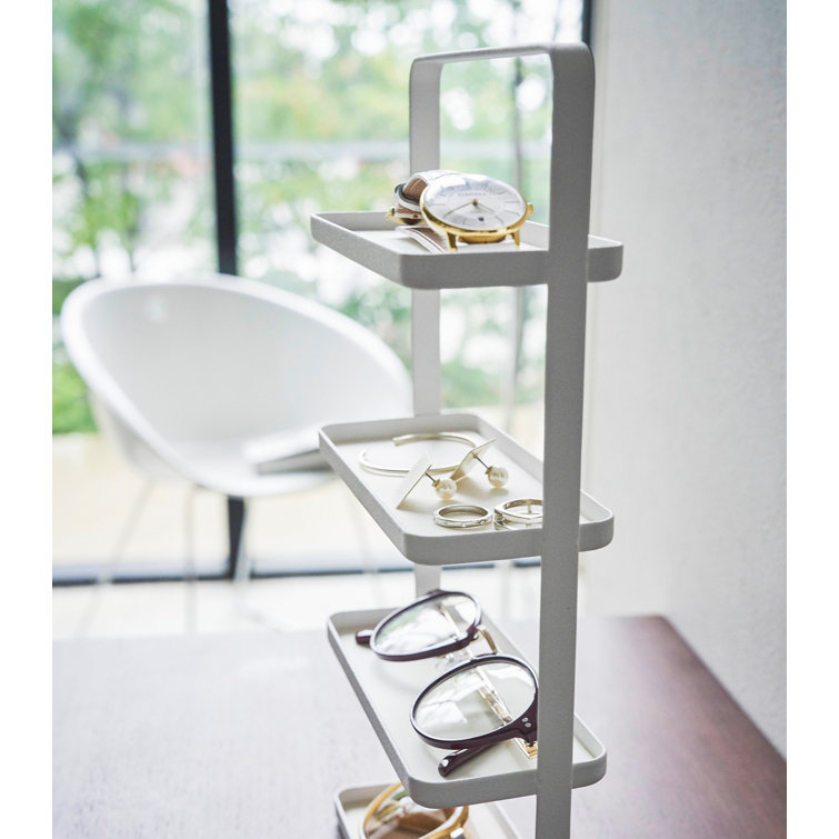 Yamazaki USA Tower Yamazaki Home 4 Tier Accessory Tray Jewellery